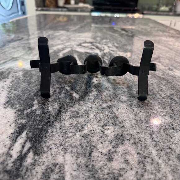 Art Deco Holt Howard  Undulating Candelabra Wrought Iron Wavy French - Picture 3 of 10